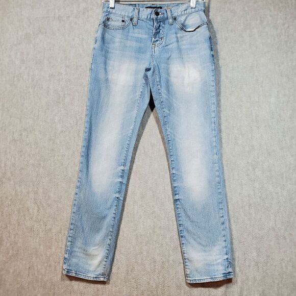 Aeropostale Jeans Mens 28x30 Blue Denim Casual Flat Front Skinny Leg Outdoor - Picture 1 of 10